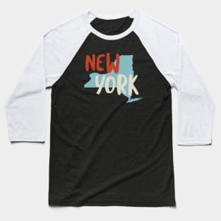 State of New York Baseball T-Shirt